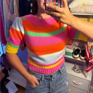 Pants Store Vibrant Multicolor Knit Sweater